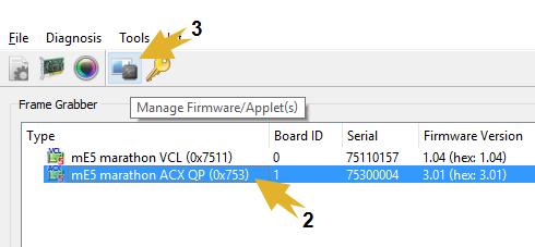 Manage Firmware/Applets