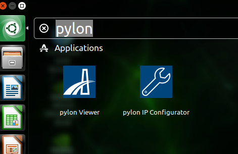 Start pylon viewer Start pylon viewer