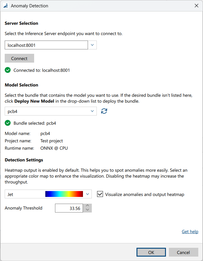 Anomaly Detection vTool 설정
