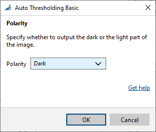 Auto Thresholding vTool 설정