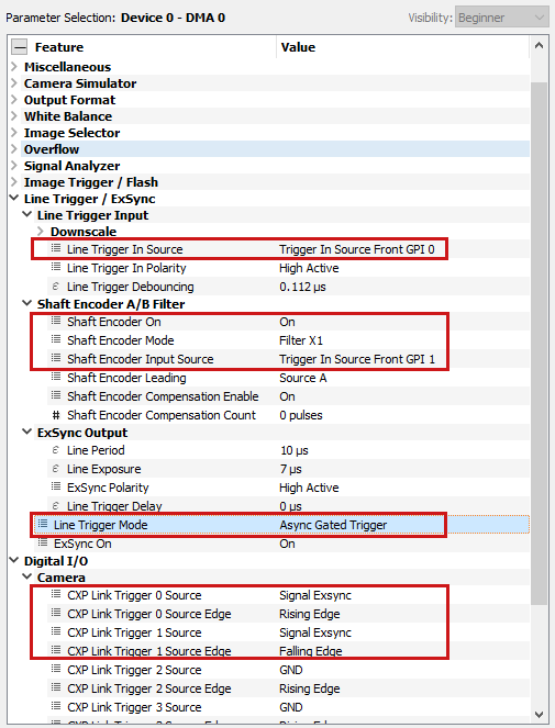 Async Gated Trigger로 프레임 그래버 구성 Async Gated Trigger로 프레임 그래버 구성