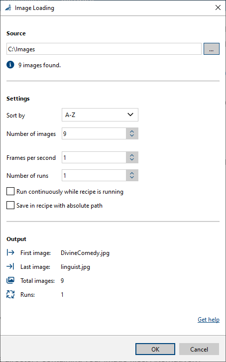 Image Loading vTool 설정