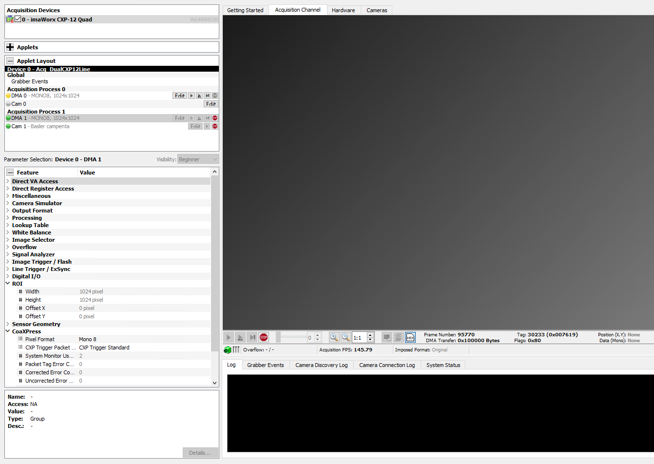 microDisplay X에서의 이미지 취득 microDisplay X에서의 이미지 취득