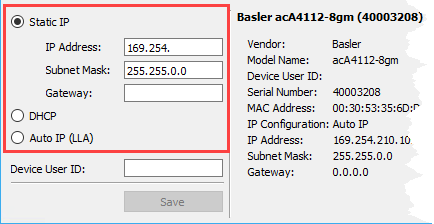 IP 구성 옵션 IP 구성 옵션