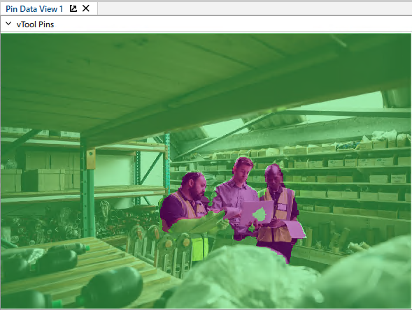 Semantic Segmentation 입력 이미지에 결과가 중첩된 모습