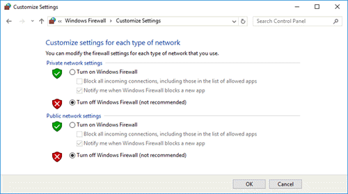 Windows 방화벽 설정