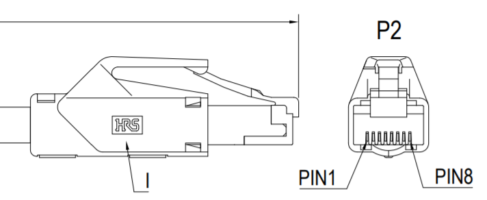 RJ45 커넥터의 핀 위치 RJ45 커넥터의 핀 위치