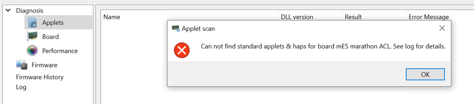 오류: Can Not Find Standard Applets 오류: Can Not Find Standard Applets