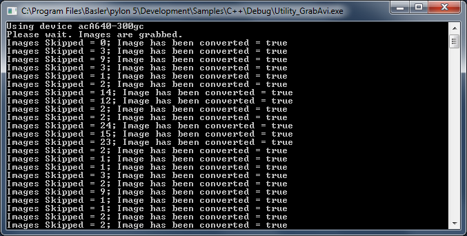 Utility_GrabAvi Sample Code Utility_GrabAvi Sample Code