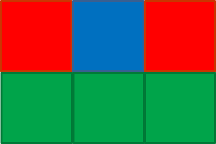 연산자 SelectSubKernel3x2에 의해 HierarchicalBox DeBayerEnhanced에서 선택된 커널 성분