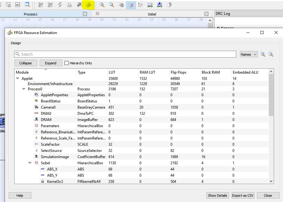 FPGA Resource Estimation