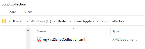 스크립트 모음 XML 의 저장 위치 스크립트 모음 XML 의 저장 위치